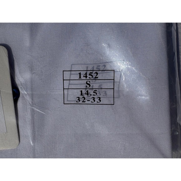 Diamond Collection Modern Fit White Navy Button Down - Picture 2 of 4